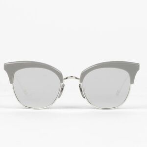 Thom Browne Cat-Eye Frame Acetate Sunglasses - Grey/Silver